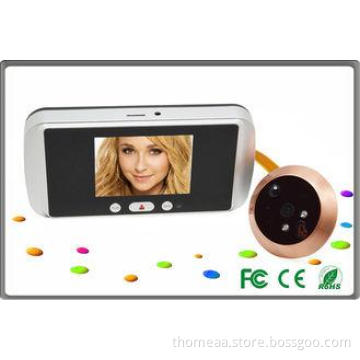 residential intercom systems LCD digital peephole door view